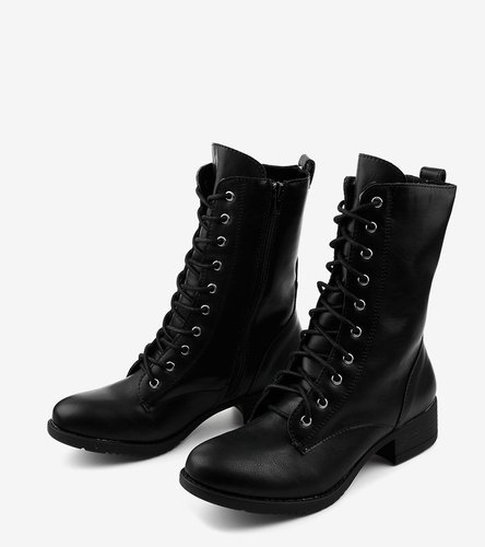 Černé matné boty glans baggers Xiseli