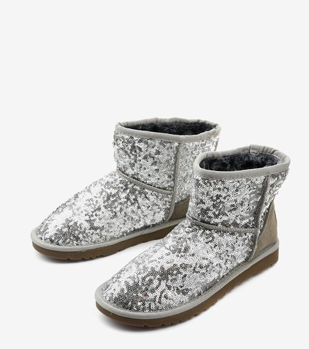 Silver boty izolované emu Autumnsnow