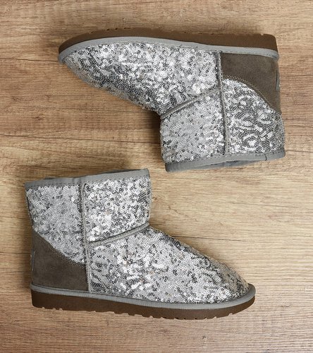 Silver boty izolované emu Autumnsnow