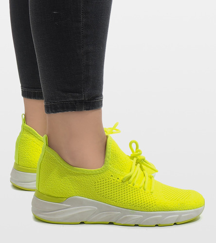 Žlutá sportovní obuv 7766-Y